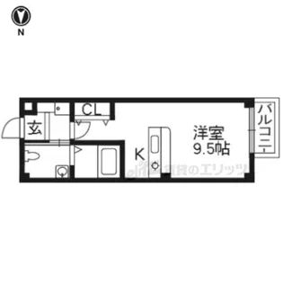 Kyoto House西洞院【2階】の間取り