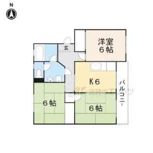 サンブルグ山田【2階】の間取り