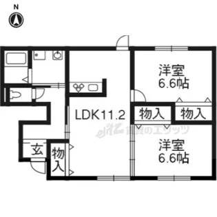 LaLuce A棟【101号室】の間取り
