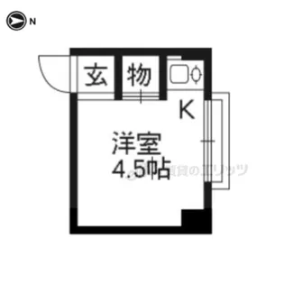長谷川ハイツ【307号室】の間取り