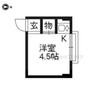 長谷川ハイツ【305号室】の間取り
