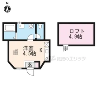 ウィルヴィレッジ一里山【1階】の間取り