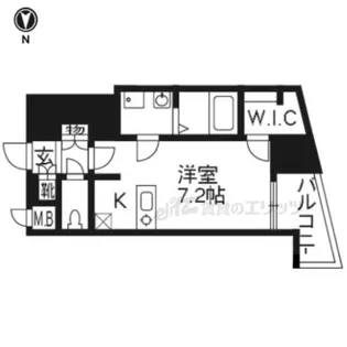 ライジングコート京都西院フロンティア?【11階】の間取り