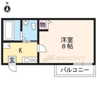 フラッティ花園ミンク【3階】の間取り