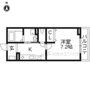 カーサ・セレノ【1階】の間取り