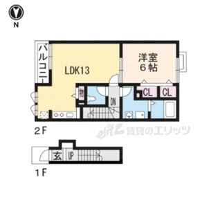 カーサMAT【203号室】の間取り