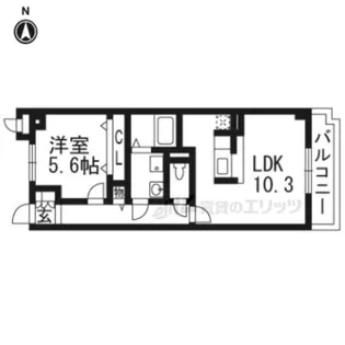 ラ・ボンボニエール【2階】の間取り