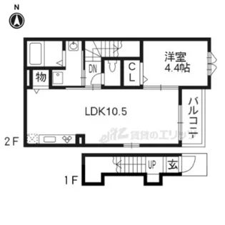 「フェリーチェ レヴァンテ」【2階】の間取り