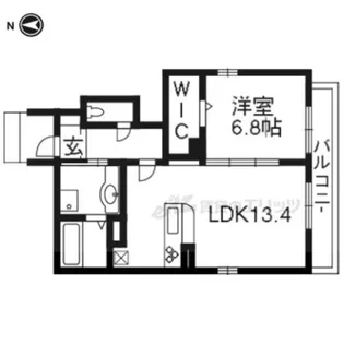 ピグナフィオーレA棟【1階】の間取り