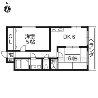 グリーンピアOMK【307号室】の間取り