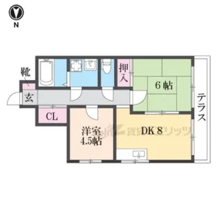 グリーンピアOMK【107号室】の間取り