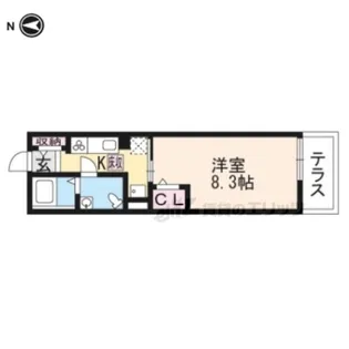 アンフィニー唐崎A【303号室】の間取り