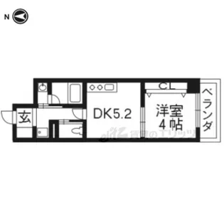 アメイジング桂【5階】の間取り