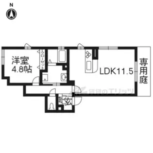 シャーメゾン34【102号室】の間取り