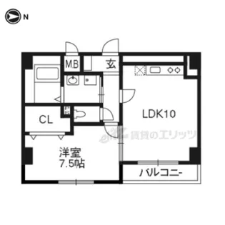 アルディエンテY&J【3階】の間取り