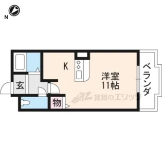 スペースアジョンス【302号室】の間取り