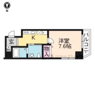 K・CASA大宮【7階】の間取り