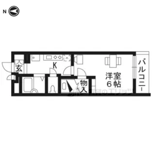 レオパレスプレミエ エトワール【101号室】の間取り