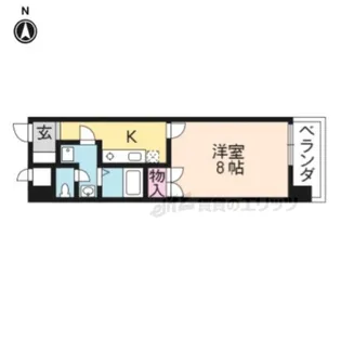 メゾン・ヴィーナス【7-H号室】の間取り
