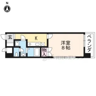 1Kの間取り画像