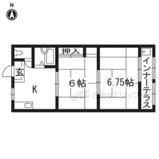 RIVER SIDE青山【308号室】の間取り