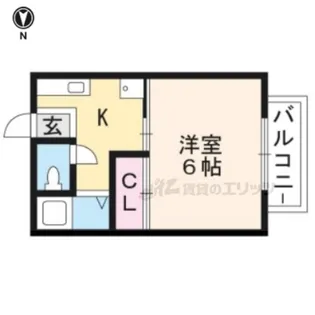 メゾン中山【203号室】の間取り