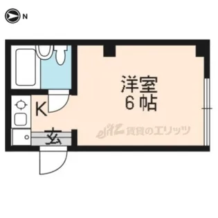 ロイクラトン四条【303号室】の間取り