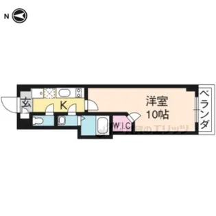 クオリカ西京極うまづか【405号室】の間取り