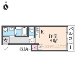 コーポヒロ【2F号室】の間取り