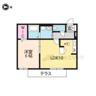 フレール北山イースト【102号室】の間取り