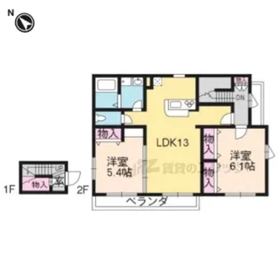 レガーロ【201号室】の間取り