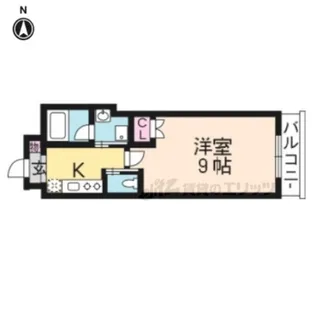 ソフィアブリュー御所南【306号室】の間取り