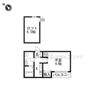 ラ・シャンス?【201号室】の間取り