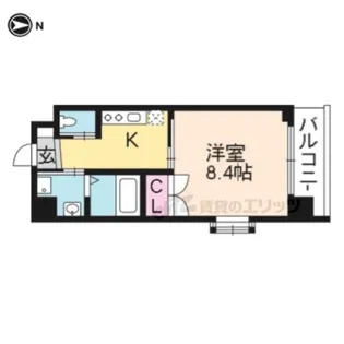 ライラック【207号室】の間取り