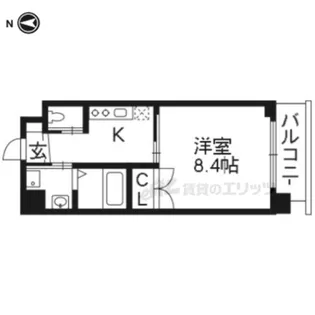 ライラック【203号室】の間取り