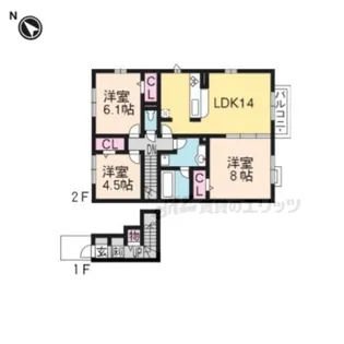 Riziere【2階】の間取り