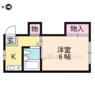 巽荘2号棟【5号室】の間取り