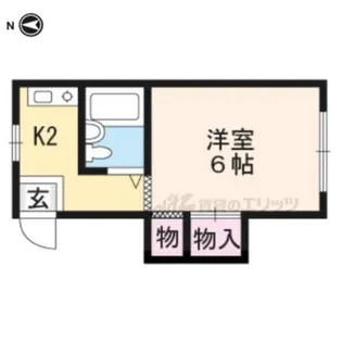 巽荘2号棟【2号室】の間取り