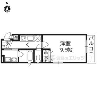 ベラジオ京都東山?【101号室】の間取り