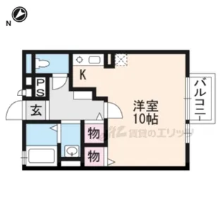 ブライトソレム5【1階】の間取り