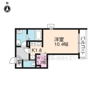 シャーメゾンディアリオ【201号室】の間取り