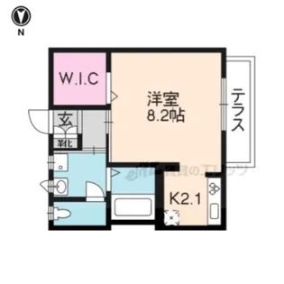 アーバンコート林【1階】の間取り