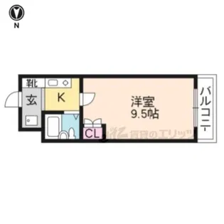 サンレジデンス玉川【1階】の間取り