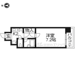 CQレジデンス京都東山三条【301号室】の間取り