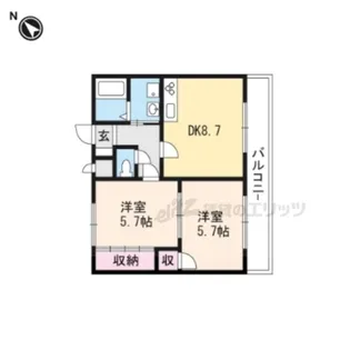 ファミール?【2階】の間取り