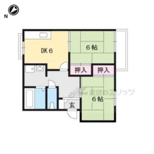 メゾンファミールA棟【2階】の間取り