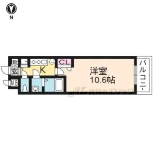 プレサンス京都四条大宮【3階】の間取り