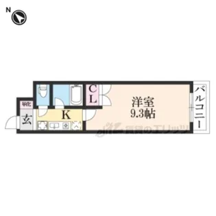 クレール平井【1301号室】の間取り