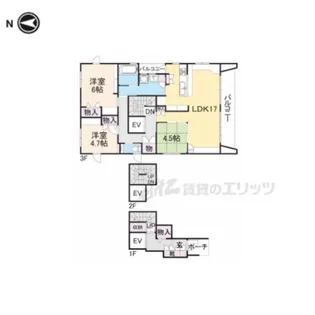 フォレストメゾン雅【301号室】の間取り