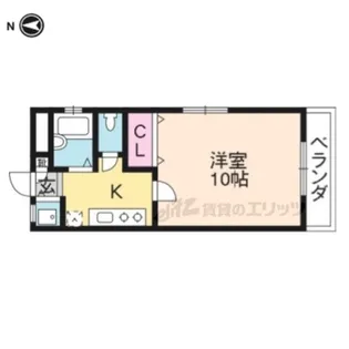 ピーノコウラク【2階】の間取り